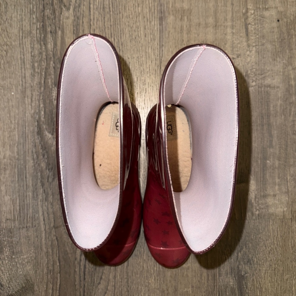 UGG Red Star Pattern Rain Boots - image 7